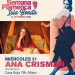 Ana Crismán, flamenco con arpa (Semana Flamenca Isla Bonita)