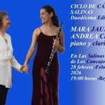 Concierto de Mara Jaubert y Andrea Chico en Las Salinas de Los Cancajos