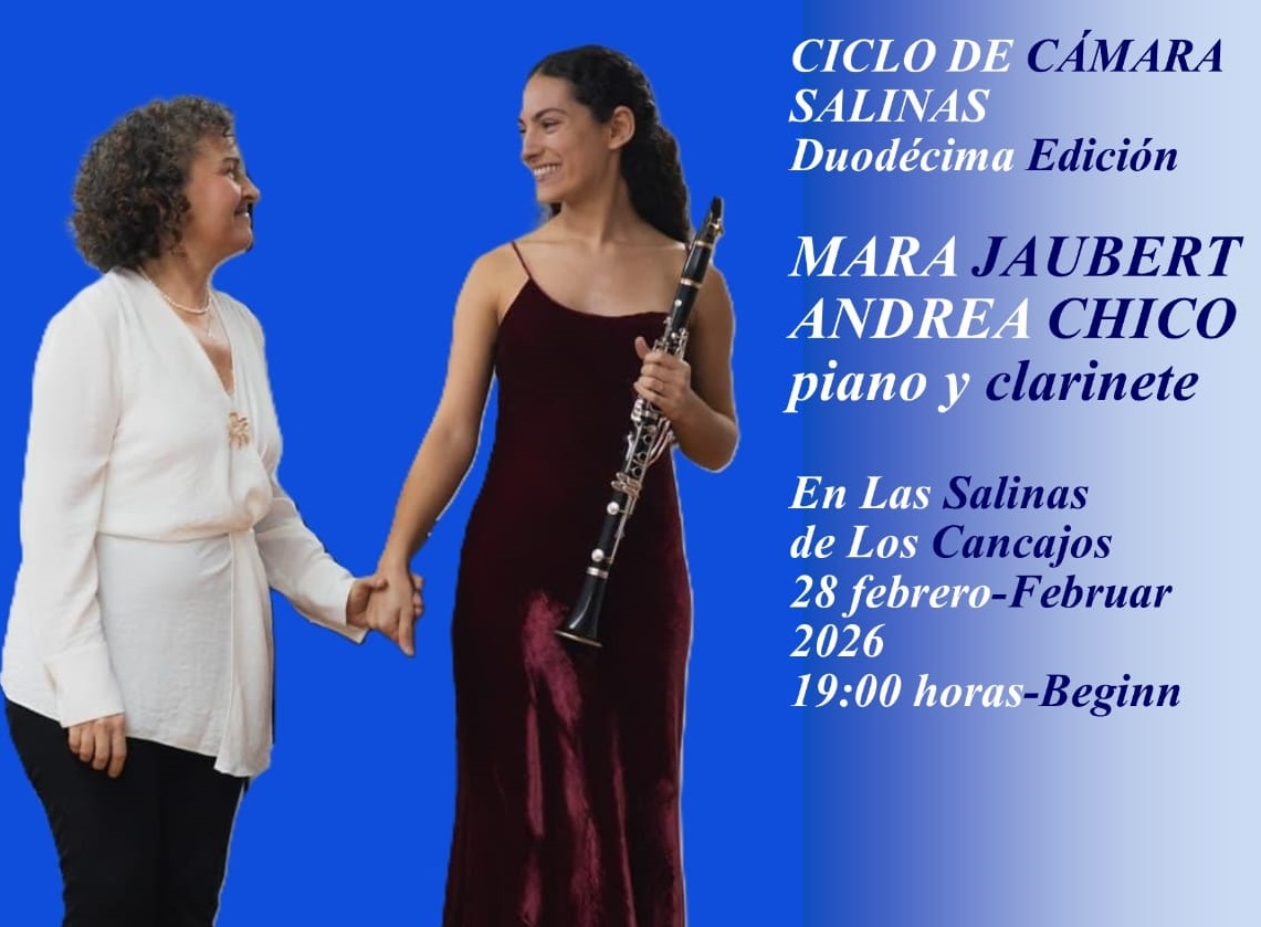 Concierto de Mara Jaubert y Andrea Chico en Las Salinas de Los Cancajos