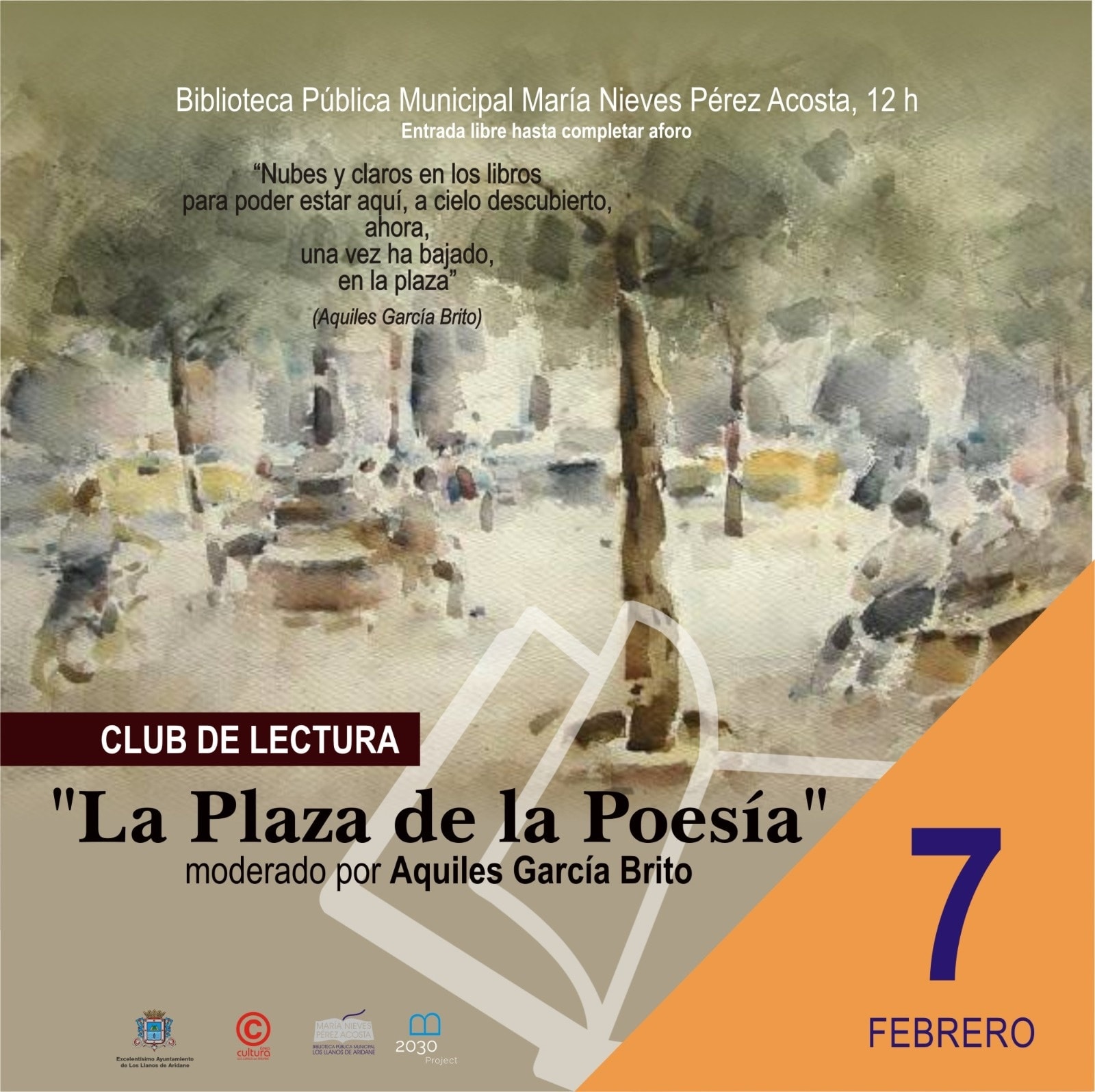 "La Plaza de la poesía". Los Llanos de Aridane