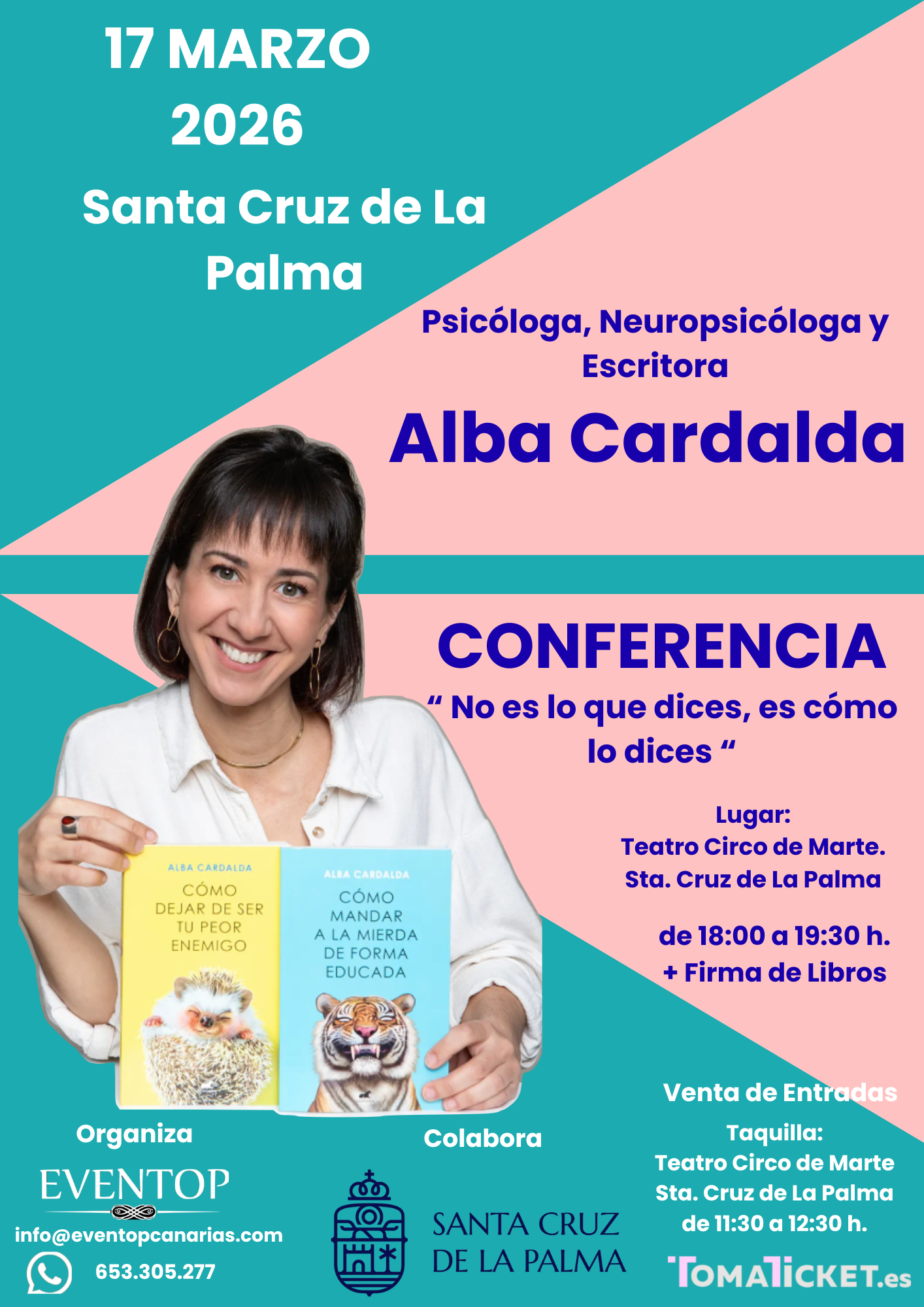 Alba Cardalda en La Palma: "No es lo que dices, es como lo dices"