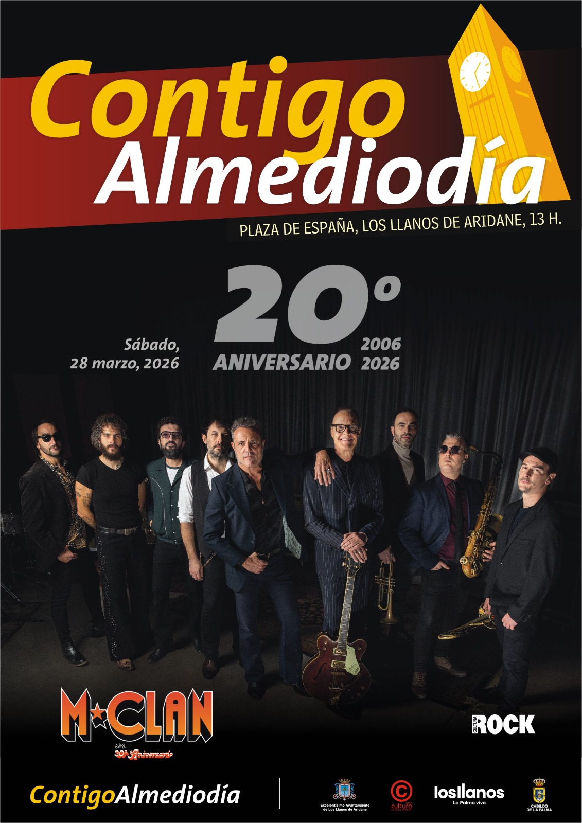 M-Clan  en el XX aniversario de Contigo Almediodía