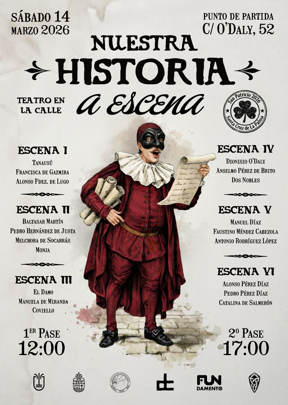 "Nuestra Historia a escena": Teatro a la calle en Santa Cruz de La Palma