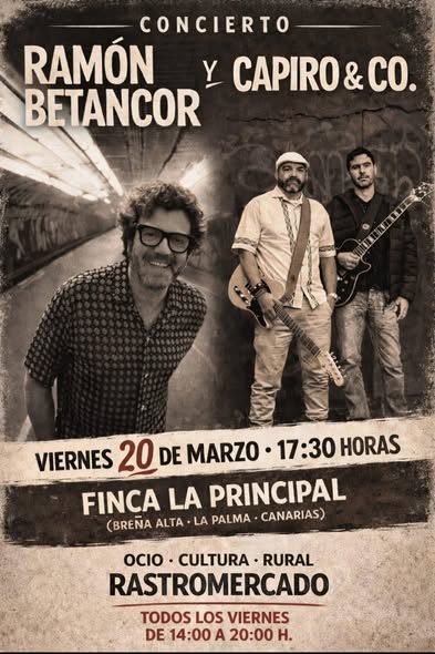 Ramón Betancor y "Capiro & Co" en el rastro de Finca La Principal