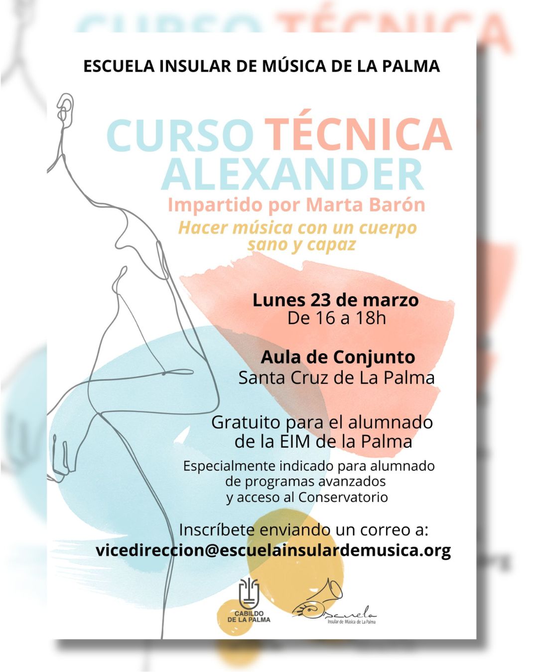 Curso de Técnica Alexander en la Escuela Insular de Música