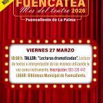 Talleres de teatro en Fuencaliente (27, 28 y 29 de marzo)