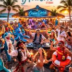 Carnaval marino en el Ocean Drive