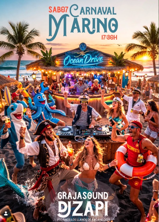 Carnaval marino en el Ocean Drive