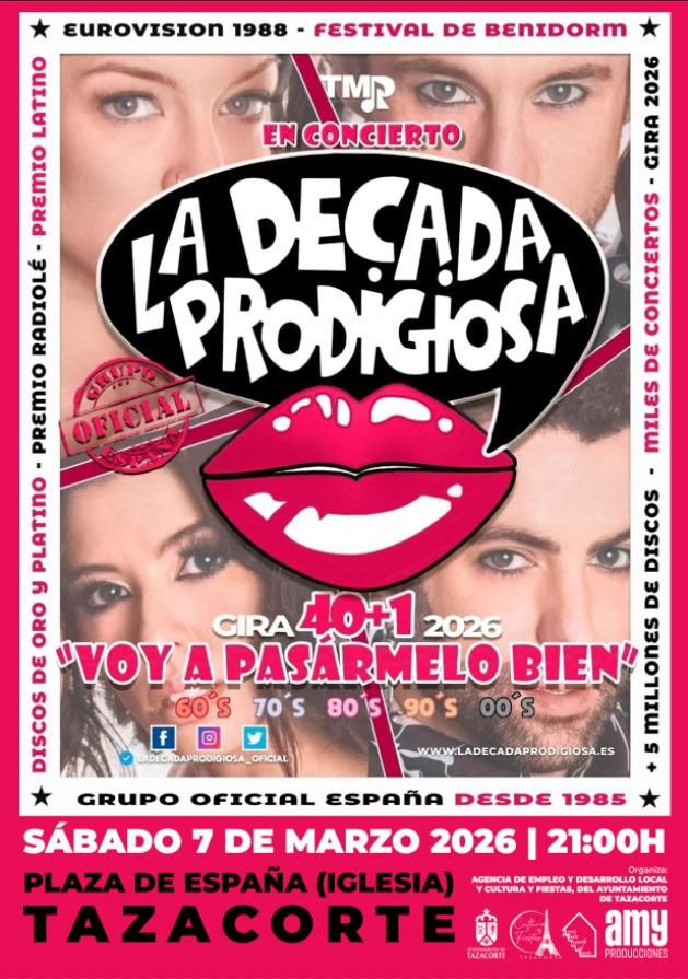 Concierto de La Década Prodigiosa en Tazacorte