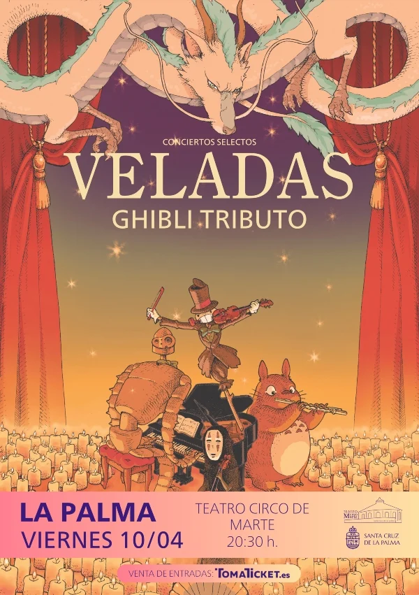El proyecto Veladas trae "Studio Ghibli Tributo" a La Palma