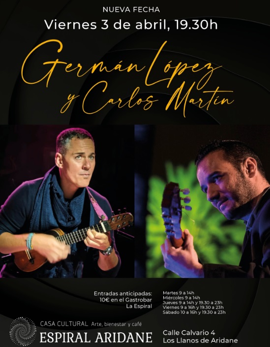 Germán López y Carlos Martín en Espiral Aridane