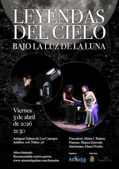 “Leyendas del cielo bajo la luz de la luna” en las Antiguas Salinas de Los Cancajos