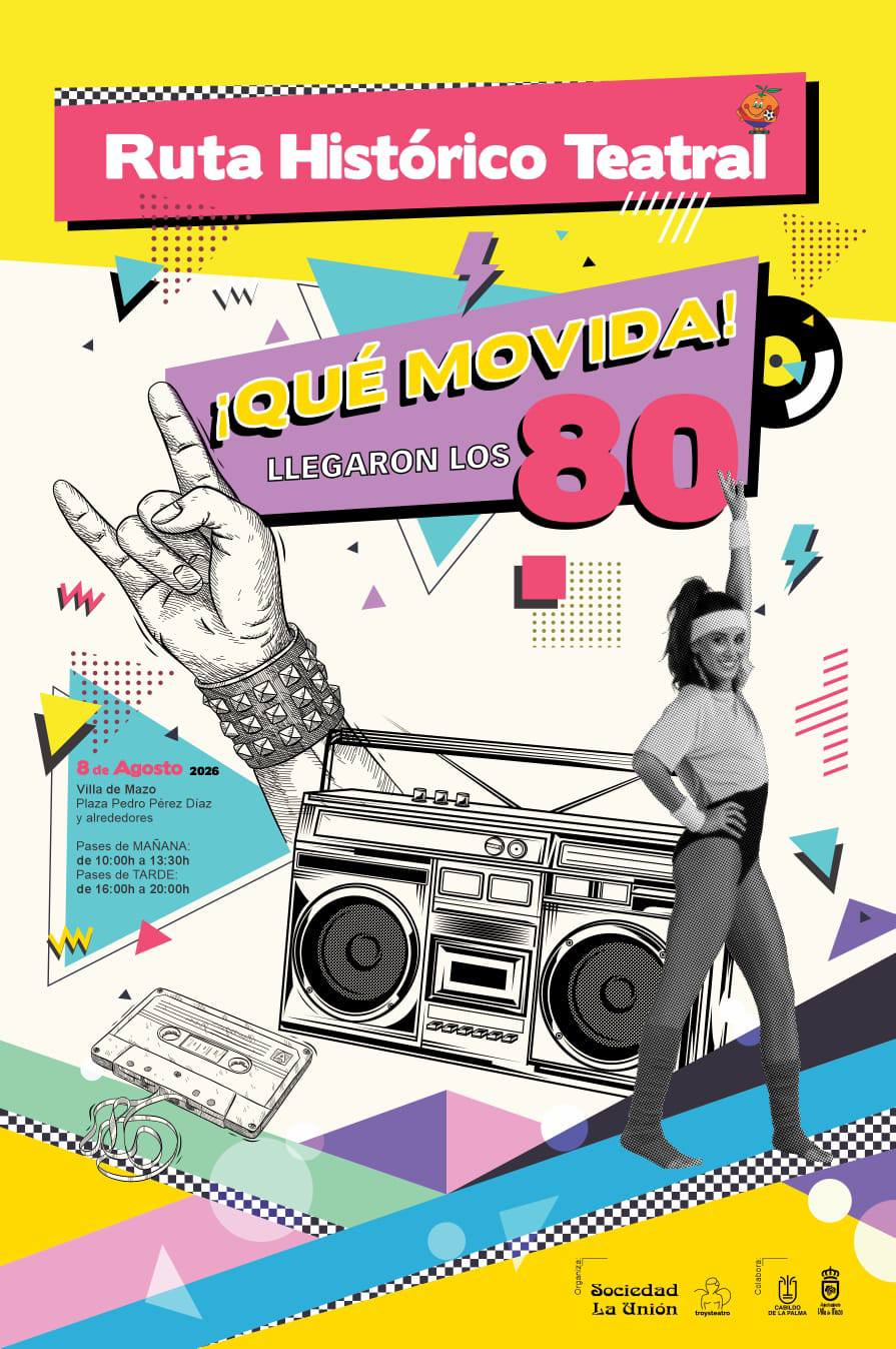 Vuelve la ruta teatral de Villa de Mazo: “¡Qué movida! Llegaron los 80”