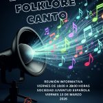 Clases de Canto de la Escuela de Folklore de Breña Baja