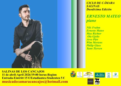 Concierto de piano con Ernesto Mateo en las Salinas de Los Cancajos