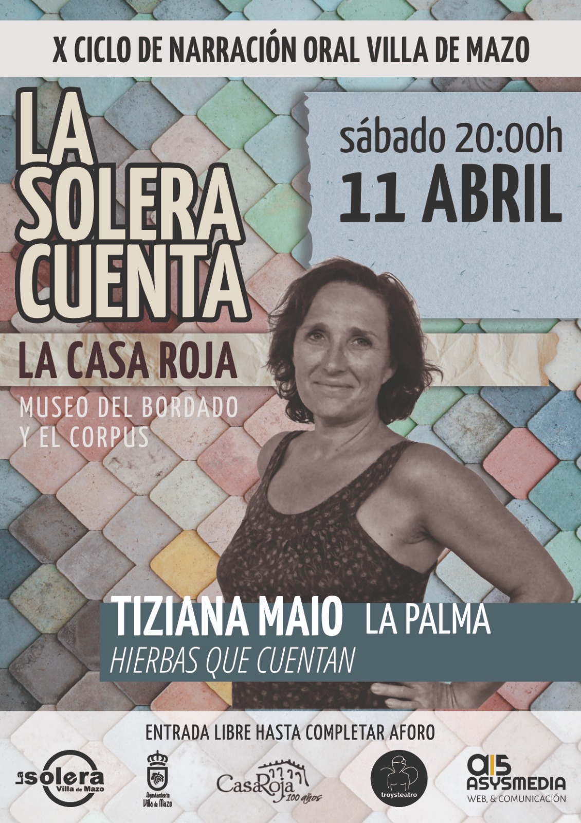 Narración oral con Tiziana Maio, en la Casa Roja de Mazo