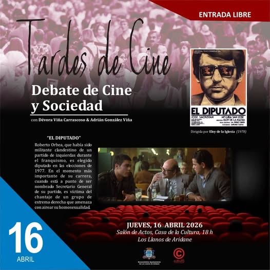 Debate de cine y sociedad con la proyección de "El diputado"