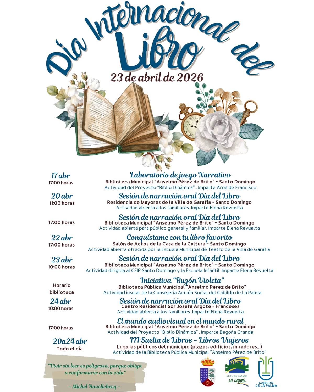 Garafía celebra el Día Internacional del Libro