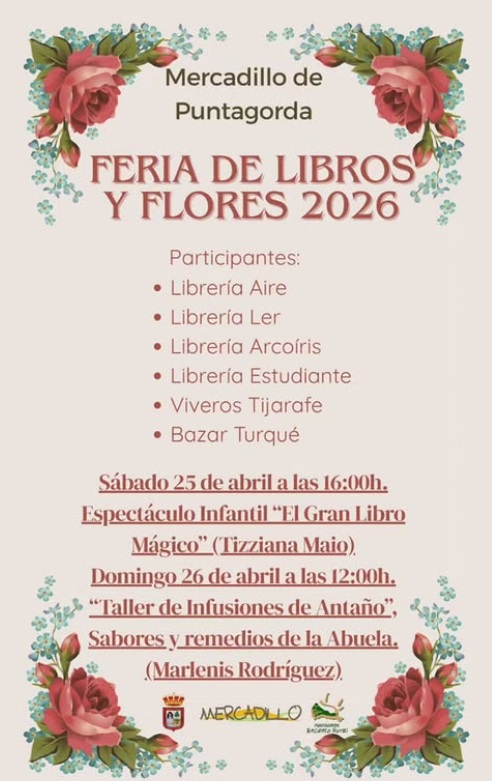 Feria de Libros y Flores en Puntagorda