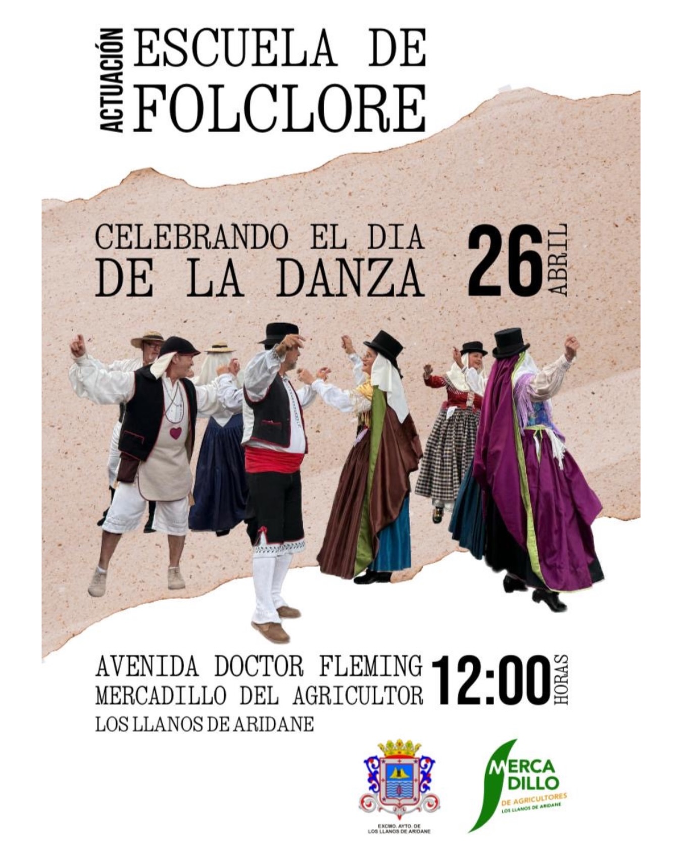 Día de la Danza en el Mercadillo del Agricultor de Los Llanos