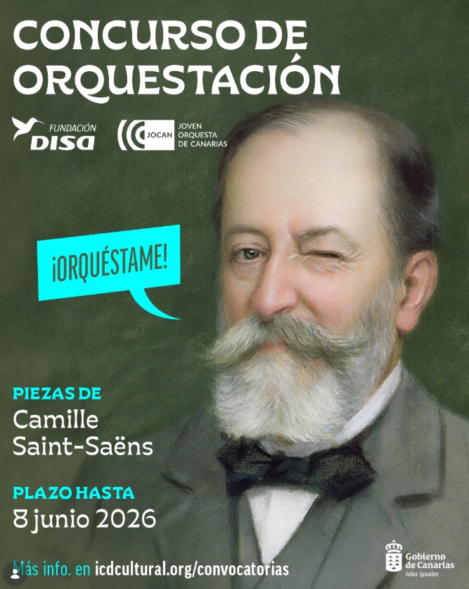 Fundación DISA y JOCAN lanzan el primer concurso de orquestación de Canarias para impulsar el talento joven