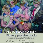 Exposición de pinturas de Pedro Lezcano Jaén en el Colegio Oficial de Arquitectos de La Palma