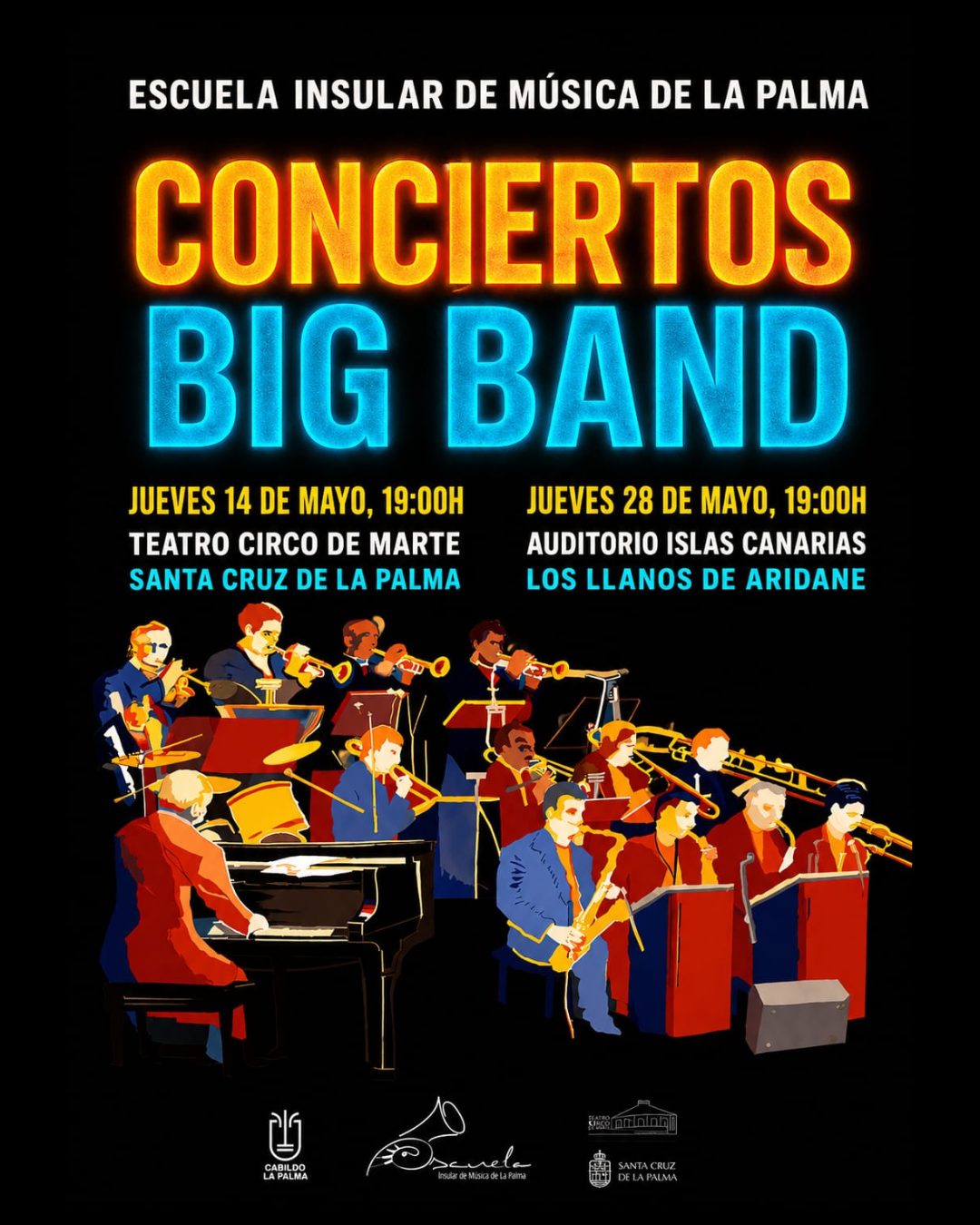 Concierto de la Big Band de la Escuela Insular de Música de La Palma (S/C de La Palma)
