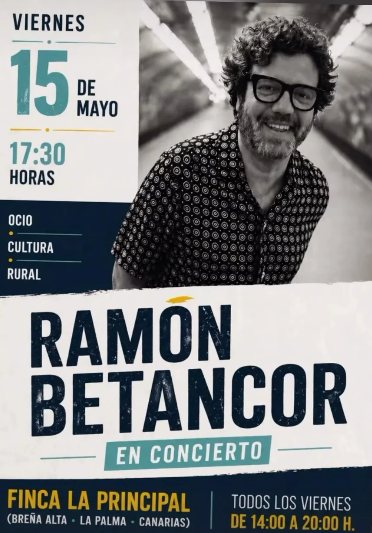 Ramón Betancor visita el rastro de Finca La Principal
