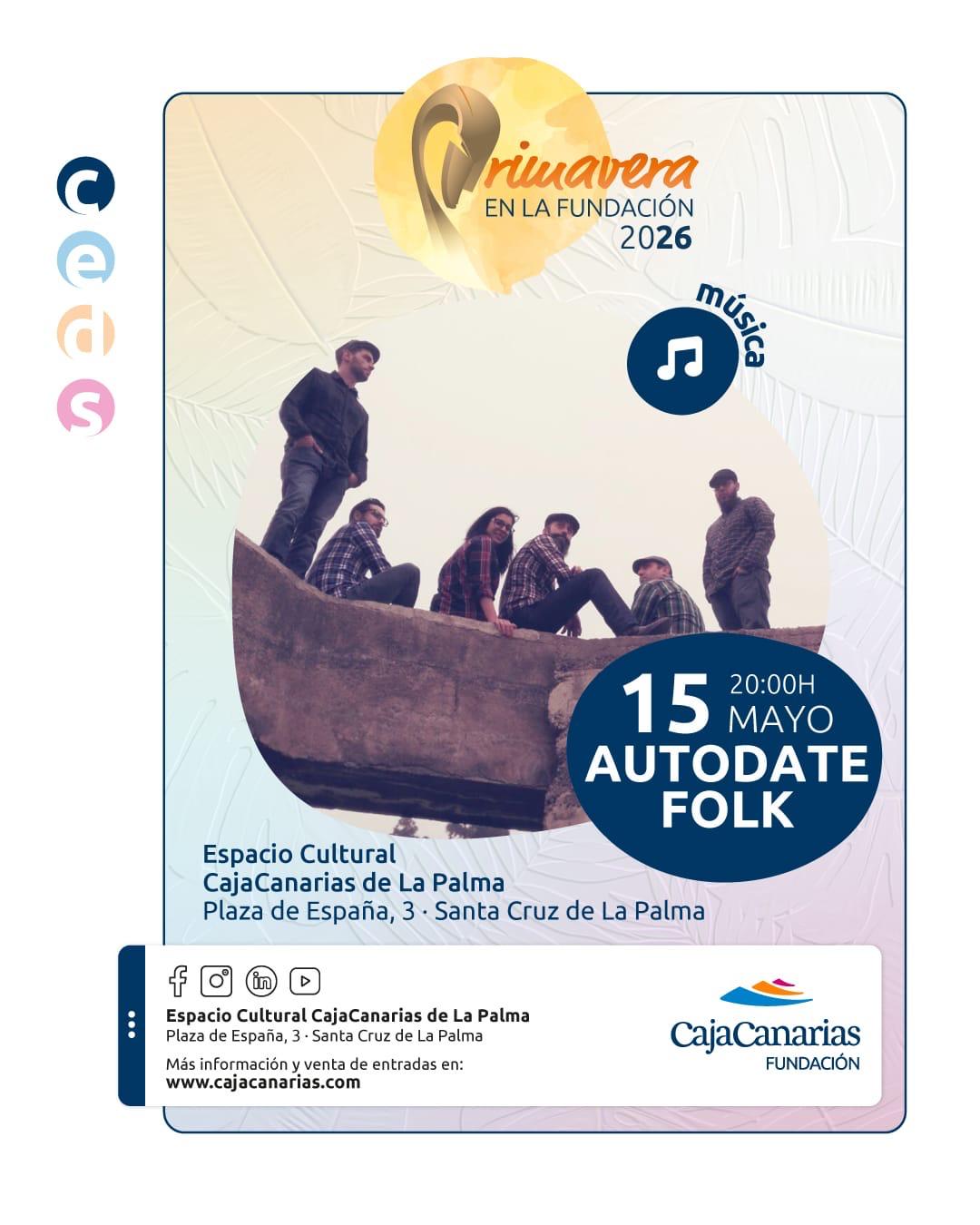 Actuación de "Autodate Folk" en Santa Cruz de La Palma