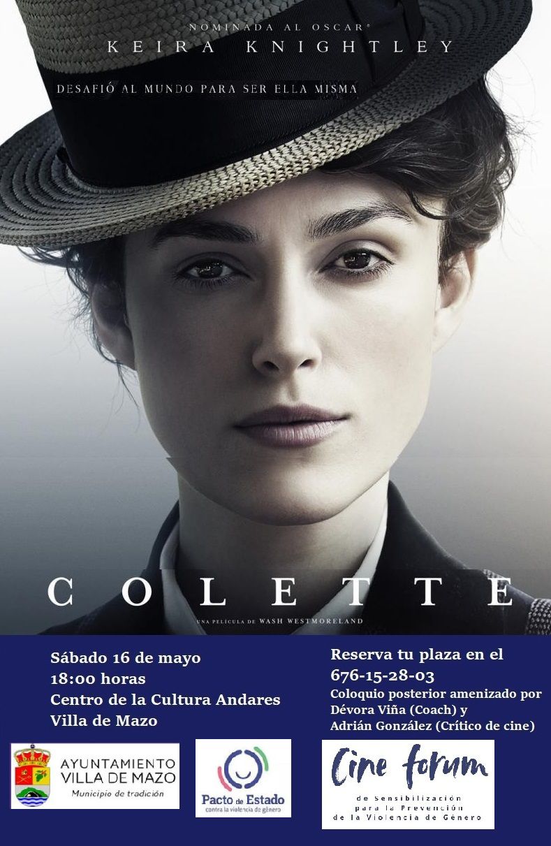 Cine forum en Mazo con: "Colette"