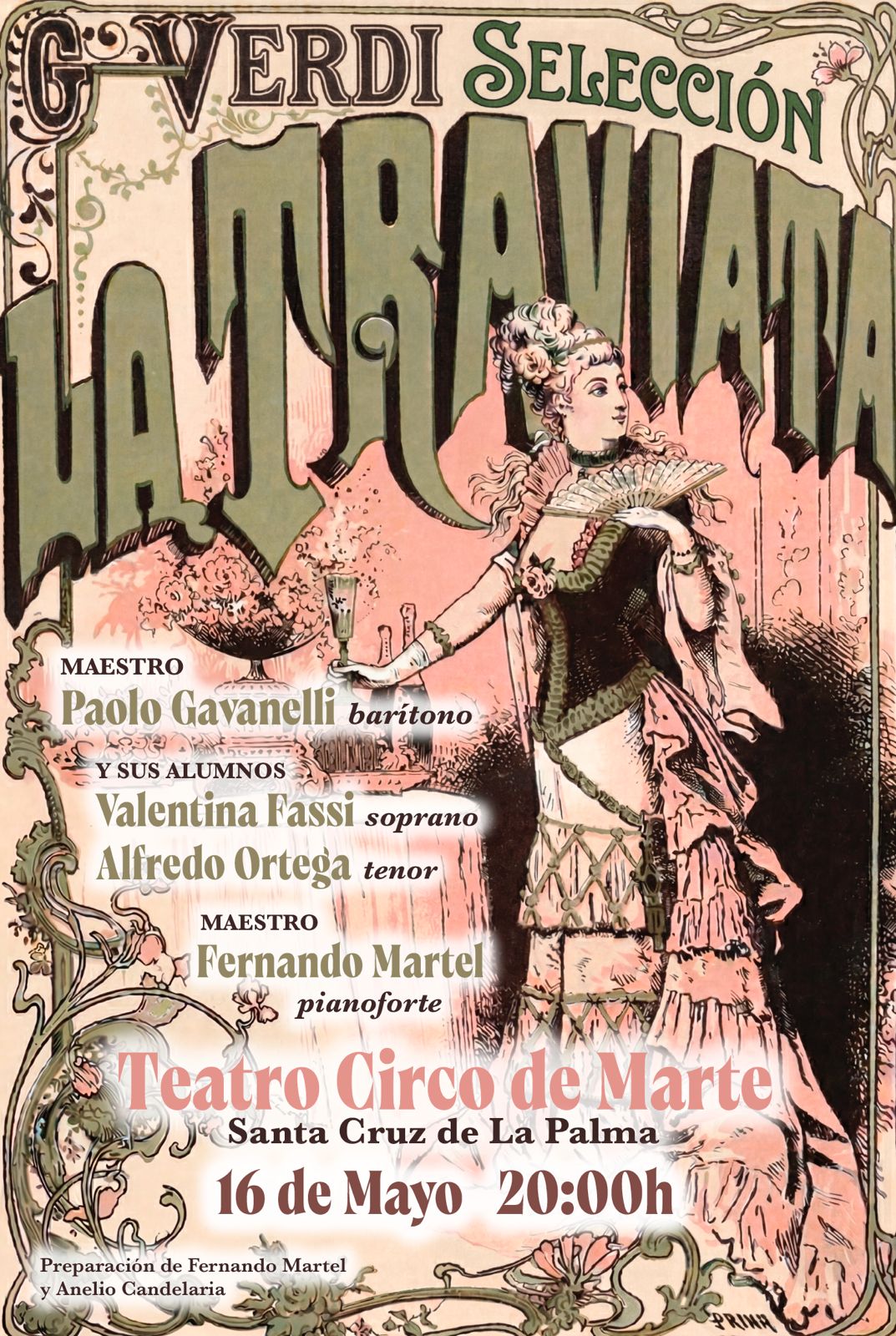 Selección de La Traviata en el Teatro Circo de Marte