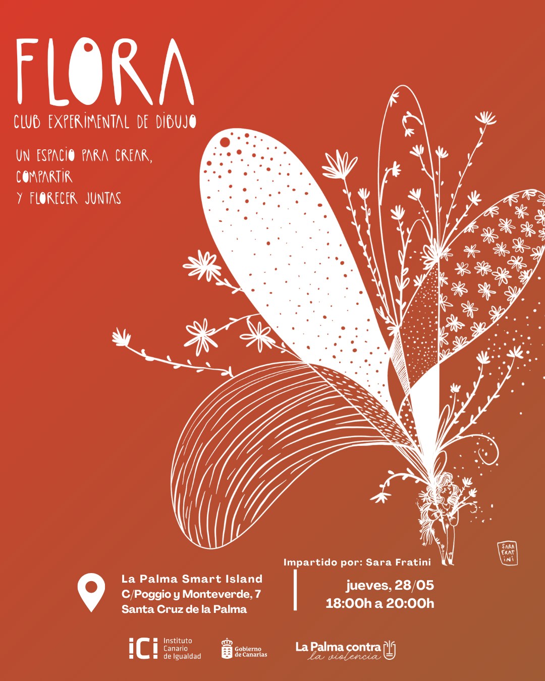 Segunda sesión de ‘Flora: Club Experimental de Dibujo’, con Sara Fratini