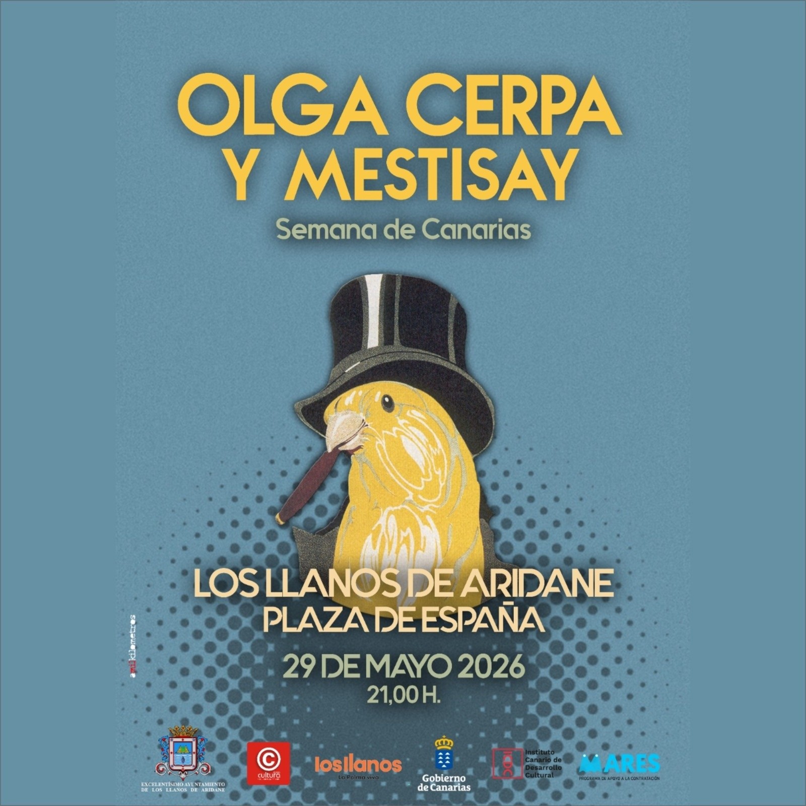 Actuación Olga Cerpa y Mestisay. Los Llanos de Aridane