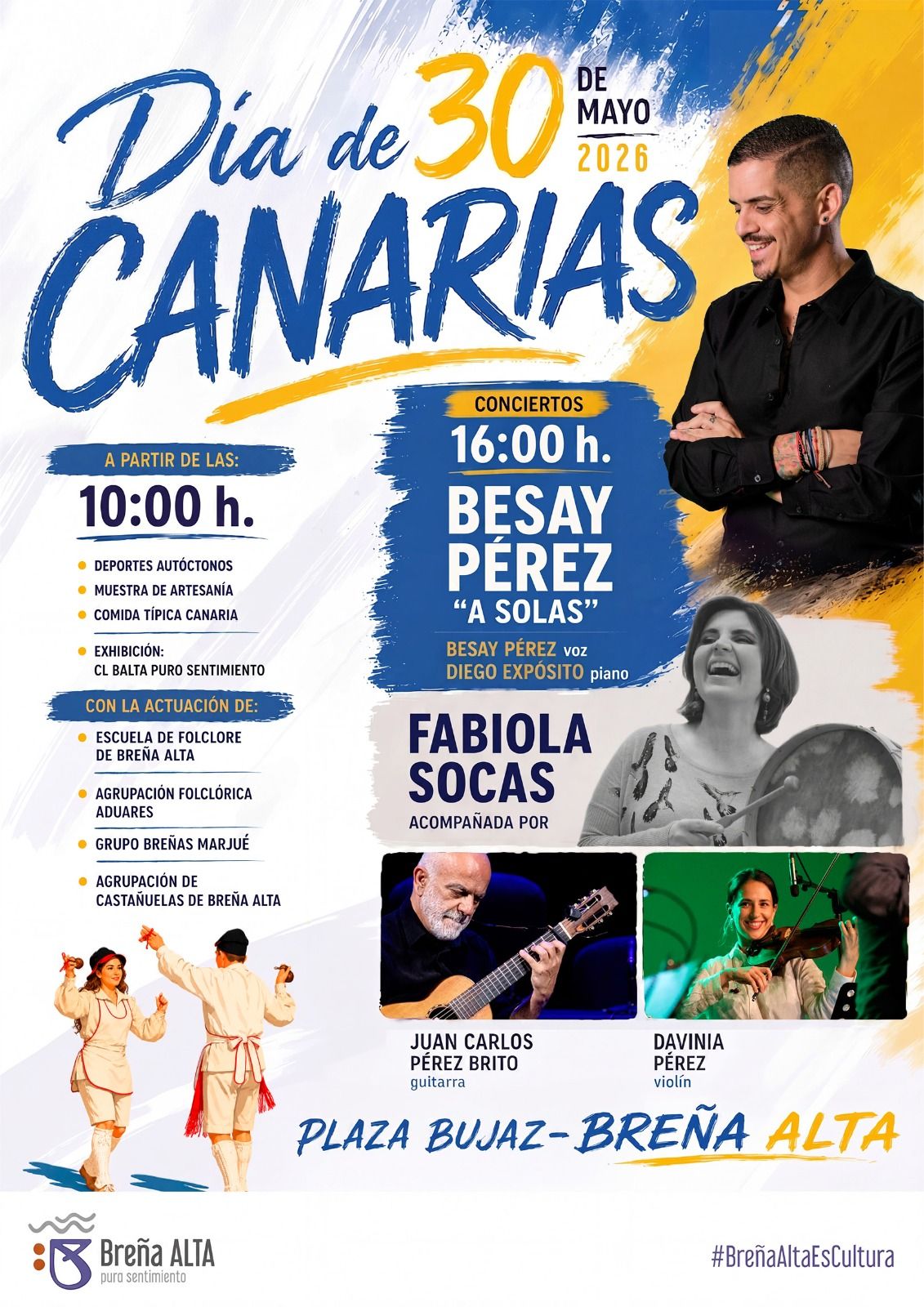 Concierto y actividades por el Día de Canarias en Breña Alta