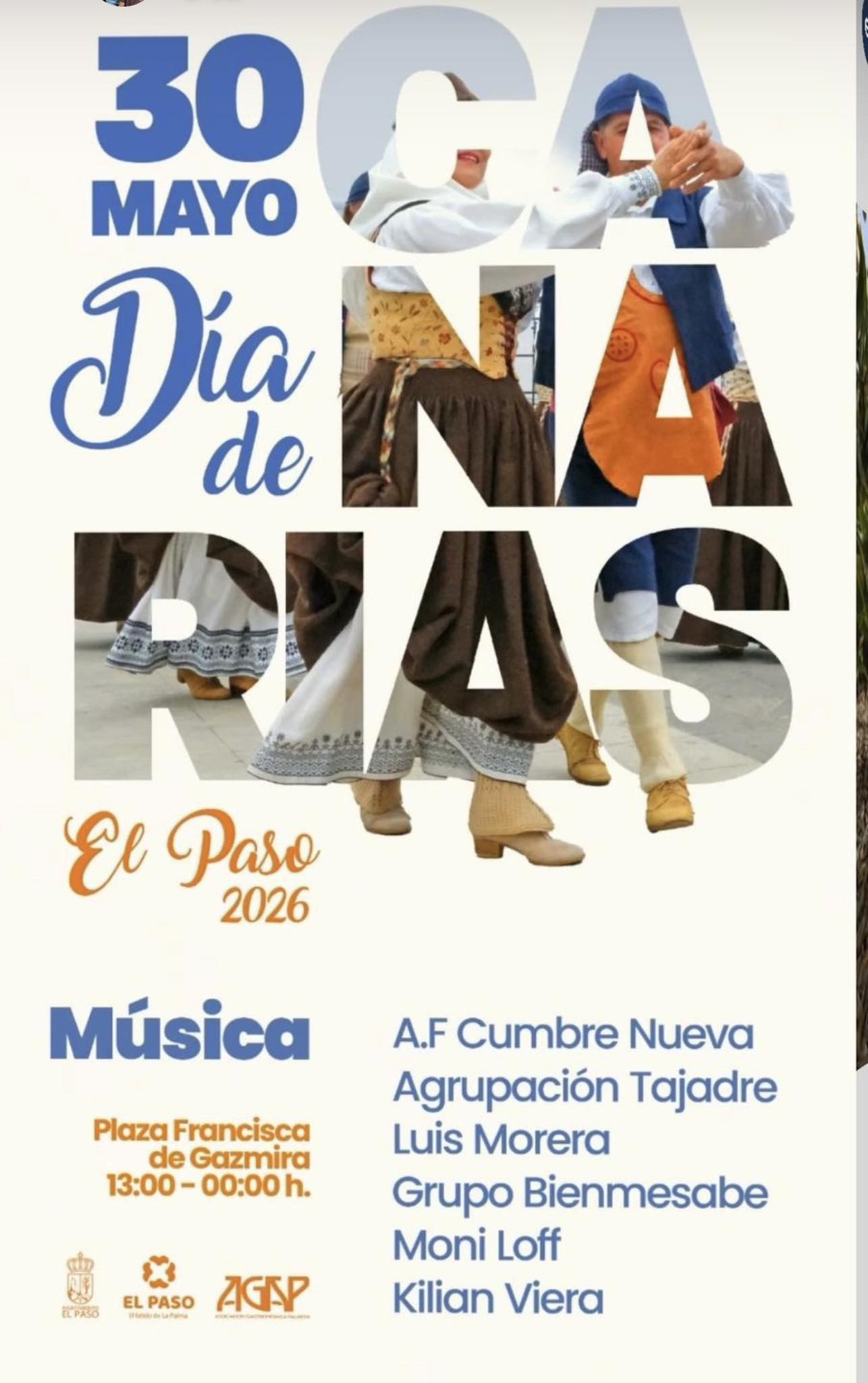 El Paso celebra el Día de Canarias con música