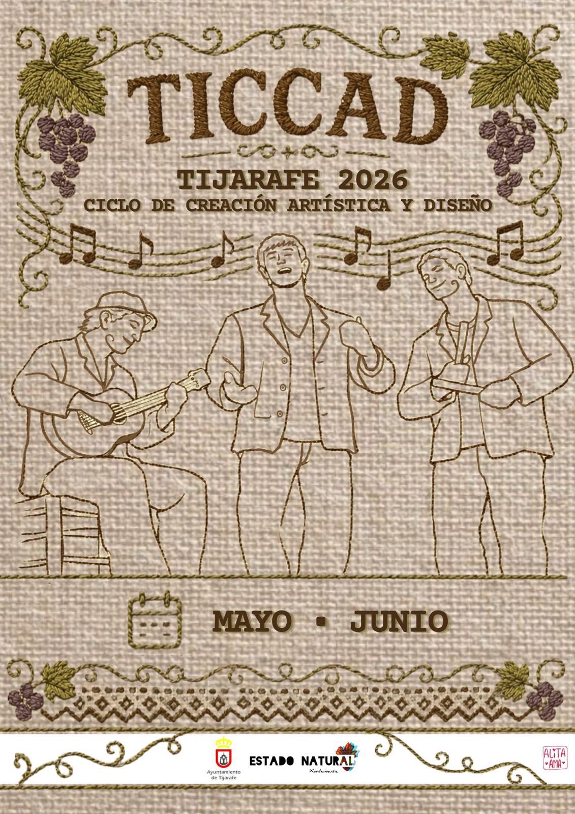 TICCAD Tijarafe 2026. Ciclo de creación artística y diseño