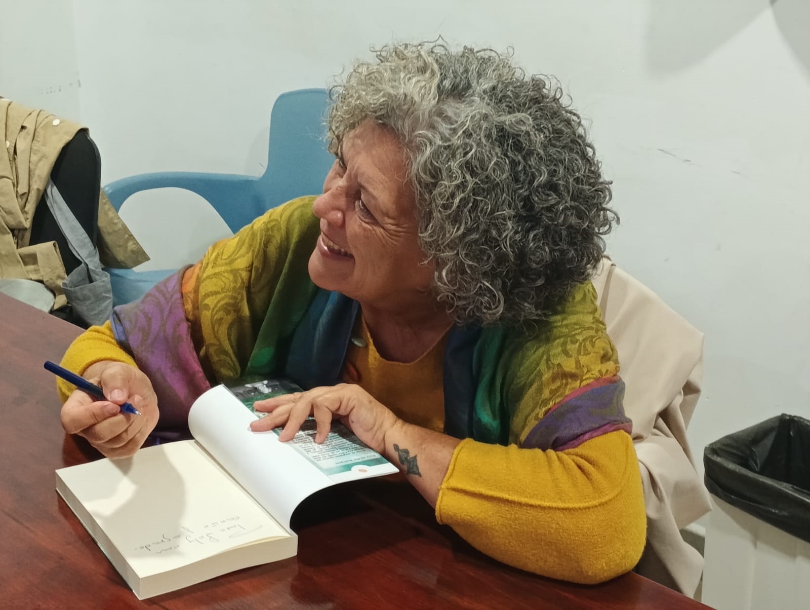 Presentación en San Andrés y Sauces del libro "La viuda blanca", de María del Mar Rodríguez