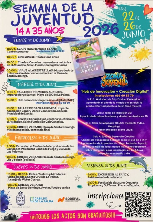 Semana de la Juventud 2026. Santa Cruz de La Palma
