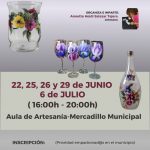 Curso de pintura en vídrio. Villa de Mazo