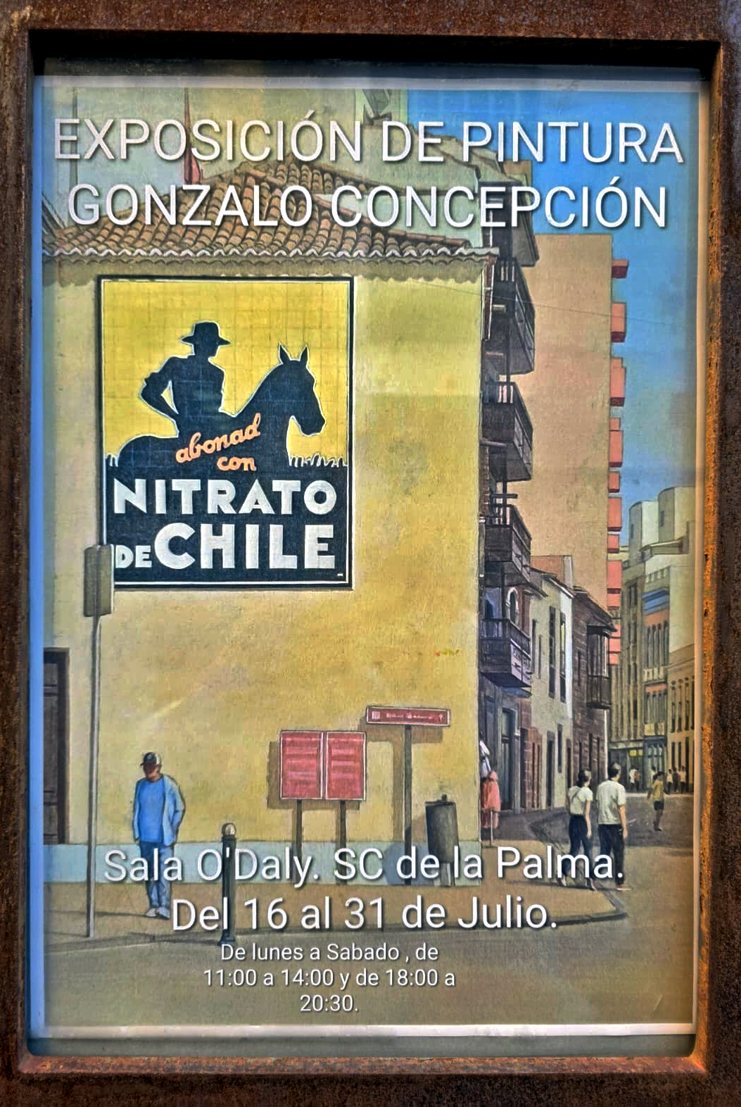 Exposición de Gonzalo Concepción en la Sala O'Daly