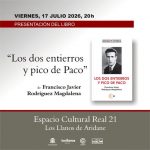 Presentación del libro "Los dos entierros y pico de Paco"