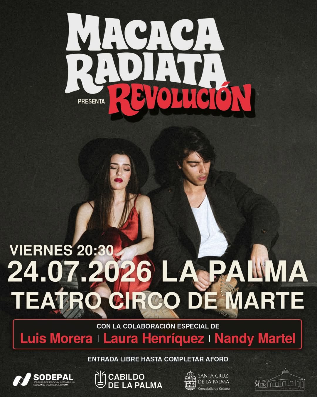 Macaca Radiata presenta «Revolución» en el Circo de Marte