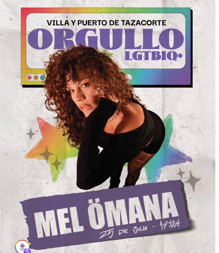 MelÖmana encabeza el cartel musical de Orgullo Chiquito LGTBIQ+ en Tazacorte