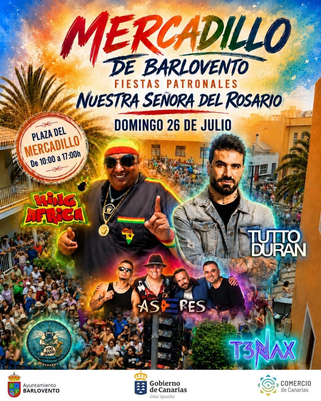 Música en el Mercadillo de Barlovento