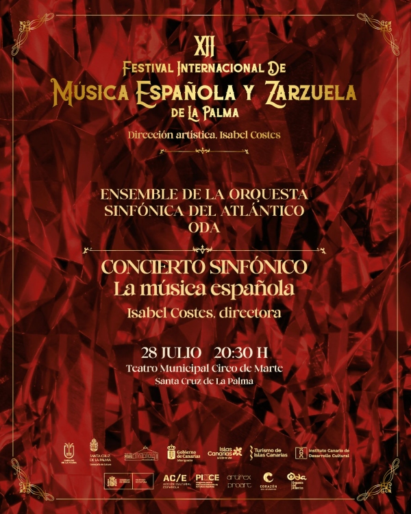 Concierto sinfónico de música española en el Circo de Marte