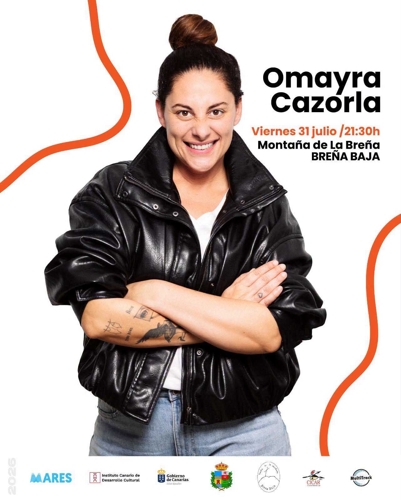 Omayra Cazorla en La Fiesta de La Montaña de Breña Baja