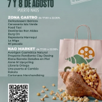 Mercado y zona gastro del Cortonaos Film Festival