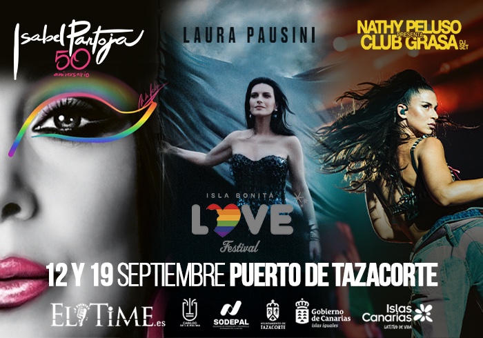 Isla Bonita Love Festival se celebrará en septiembre, con Isabel Pantoja, Laura Pausini y Nathy Peluso