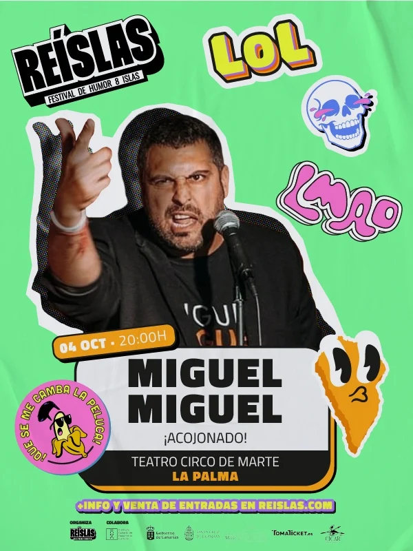 Miguel Miguel en La Palma (Festival Reíslas)