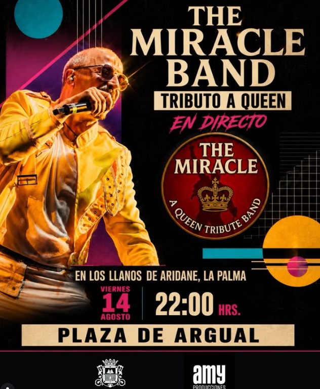 Tributo a Queen con Miracle Band, en Los Llanos